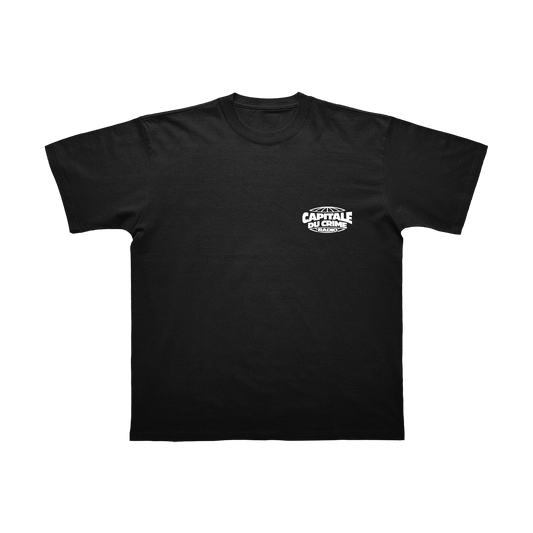 T-Shirt Capital du crime radio 3 réedition | noir