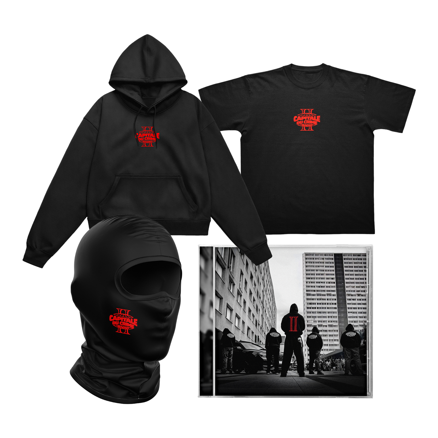PACK Empire : Merch (cagoule + Hoodie + t-shirt) + CD Édition standard