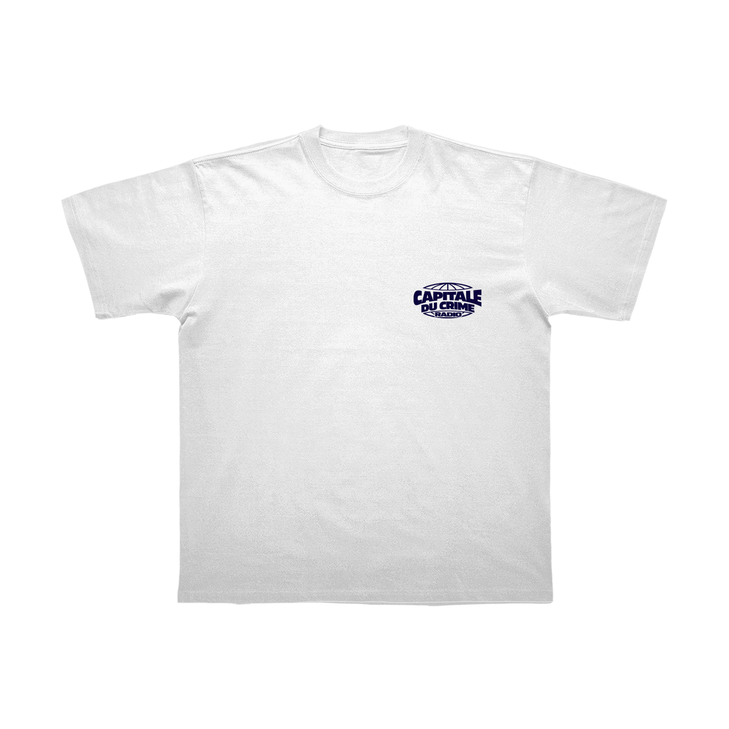 T-Shirt Capital du crime radio 3 réedition | blanc