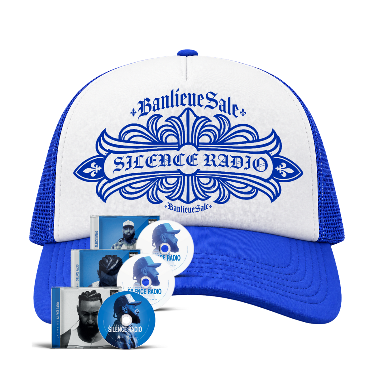 PACK 3 CD + CASQUETTE | SILENCE RADIO