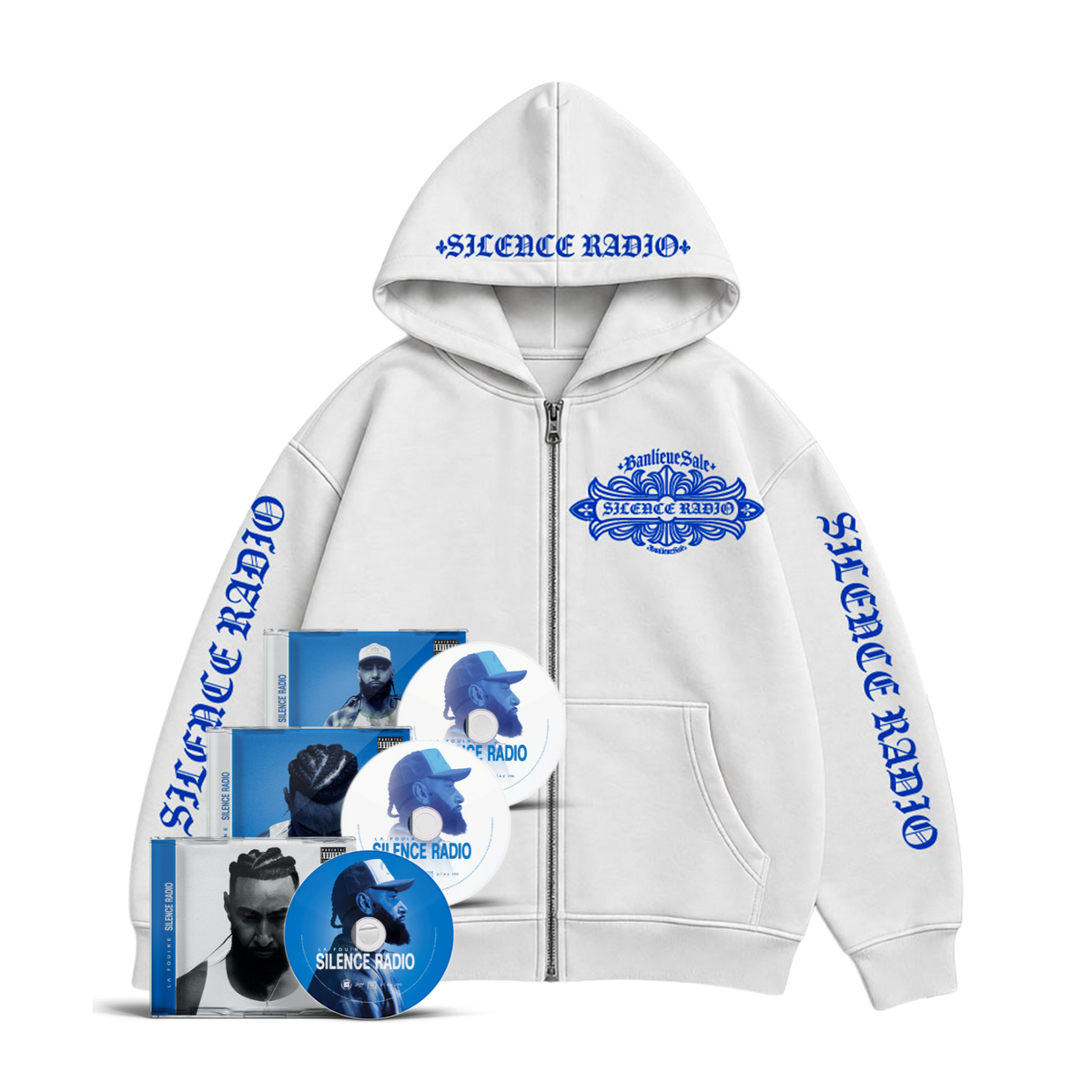 PACK 3 CD + HOODIE ZIP | SILENCE RADIO