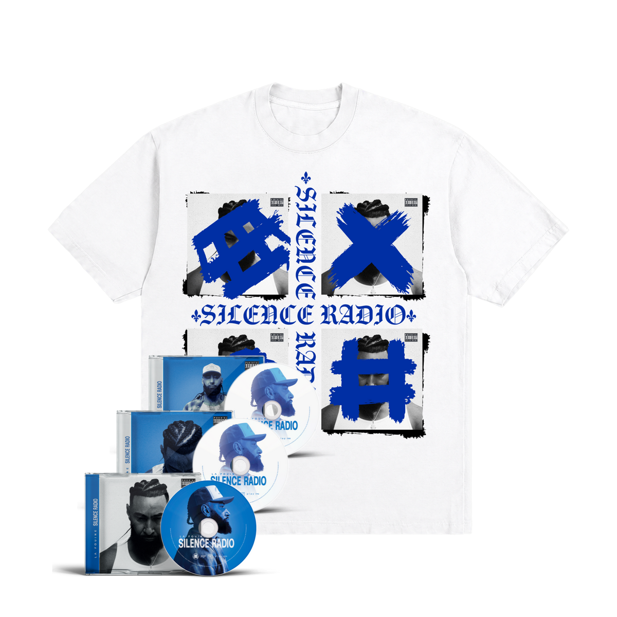 PACK 3 CD + T-SHIRT | SILENCE RADIO